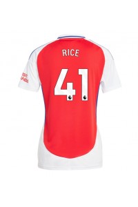 Arsenal Declan Rice #41 Voetbaltruitje Thuis tenue Dames 2024-25 Korte Mouw